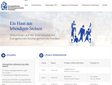 Tablet Screenshot of kirche-frechen.de